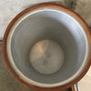 Vintage Monkey Pod Ice Bucket With Brass Handles Product Image