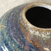 Vintage 1977 Blue And Purple Ceramic Vase