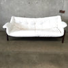 Brazilian Rosewood Leather Sofa By Jean Gillon For Italma