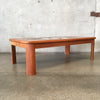 Made In Denmark 1982 Tiled Coffee Table