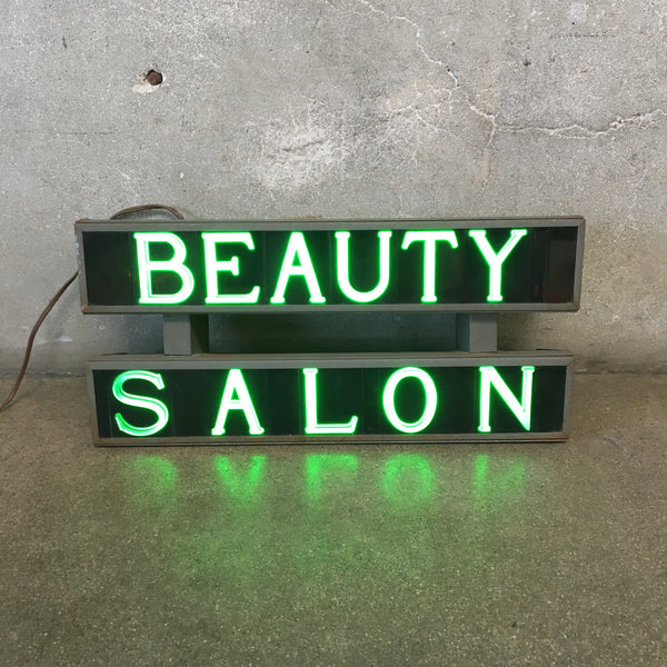 Vintage Beauty Salon Light Up Sign