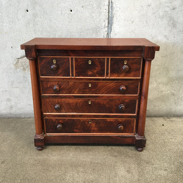 Antique Mahogany Salesman's Sample Dresser