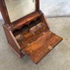 Antique Mahogany Vanity Mirror (Comes With Key)