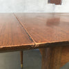 Mid Century Dining Table With Fold Down Leaves