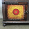 Large Old Wood Sunburst Monterey Furniture Hutch