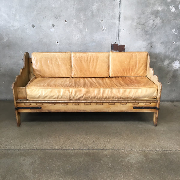 Straw Ivory Buckaroo Monterey Furniture Couch