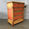 Monterey Furniture Floral High Boy Dresser
