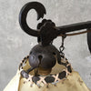Monterey Style Forged Iron Dragon Lamp
