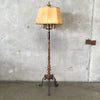 Mason MFG Early Monterey Furniture Iron Brass Wood Floor Lamp