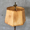 Mason MFG Early Monterey Furniture Iron Brass Wood Floor Lamp