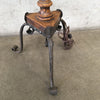Mason MFG Early Monterey Iron Brass Wood Floor Lamp