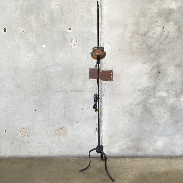 Iron/Copper Monterey Style Floor Lamp