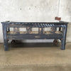 Custom Rustic Bench On Casters