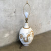 1970's Hand Thrown Ceramic Pottery Lamp By Wishon Harrel