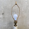 1970's Hand Thrown Ceramic Pottery Lamp By Wishon Harrel