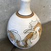 1970's Hand Thrown Ceramic Pottery Lamp By Wishon Harrel