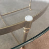 Round Coffee Table With Glass Top