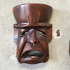 Vintage Pure Comedy And Pure Tragedy Carved Masks Product Image