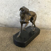 Antique Bronze Whipit Dog Statue