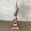 Large Copper Shiva Nataraja Goddess Statue