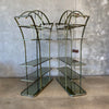 Pair of 80's Art Deco Style Open Shelving Etageres