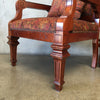 1890's Pair of Mahogany Press Back Hall Chairs