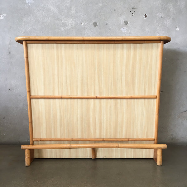Vintage Mid Century Modern Bamboo - Rattan Bar