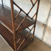 Vintage Metal Bamboo Etagere Shelf