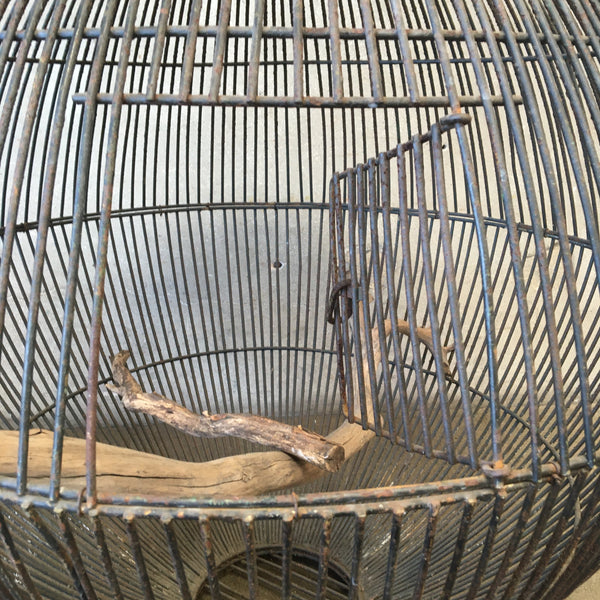 Rare Mid Century Bird Cage