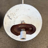 Pair Of Vintage Mid Century Industrial Modern Globe Lamps