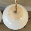 Pair Of Vintage Mid Century Industrial Modern Globe Lamps
