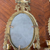 Antique Brass/Mirror Candleholder Sconces (Pair)