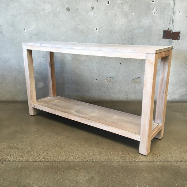 Rustic Teak Console