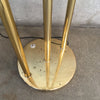 Mid Century Modern Triple Globe Gold Floor Lamp