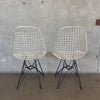 Pair of Eames Herman Miller Wire Chairs