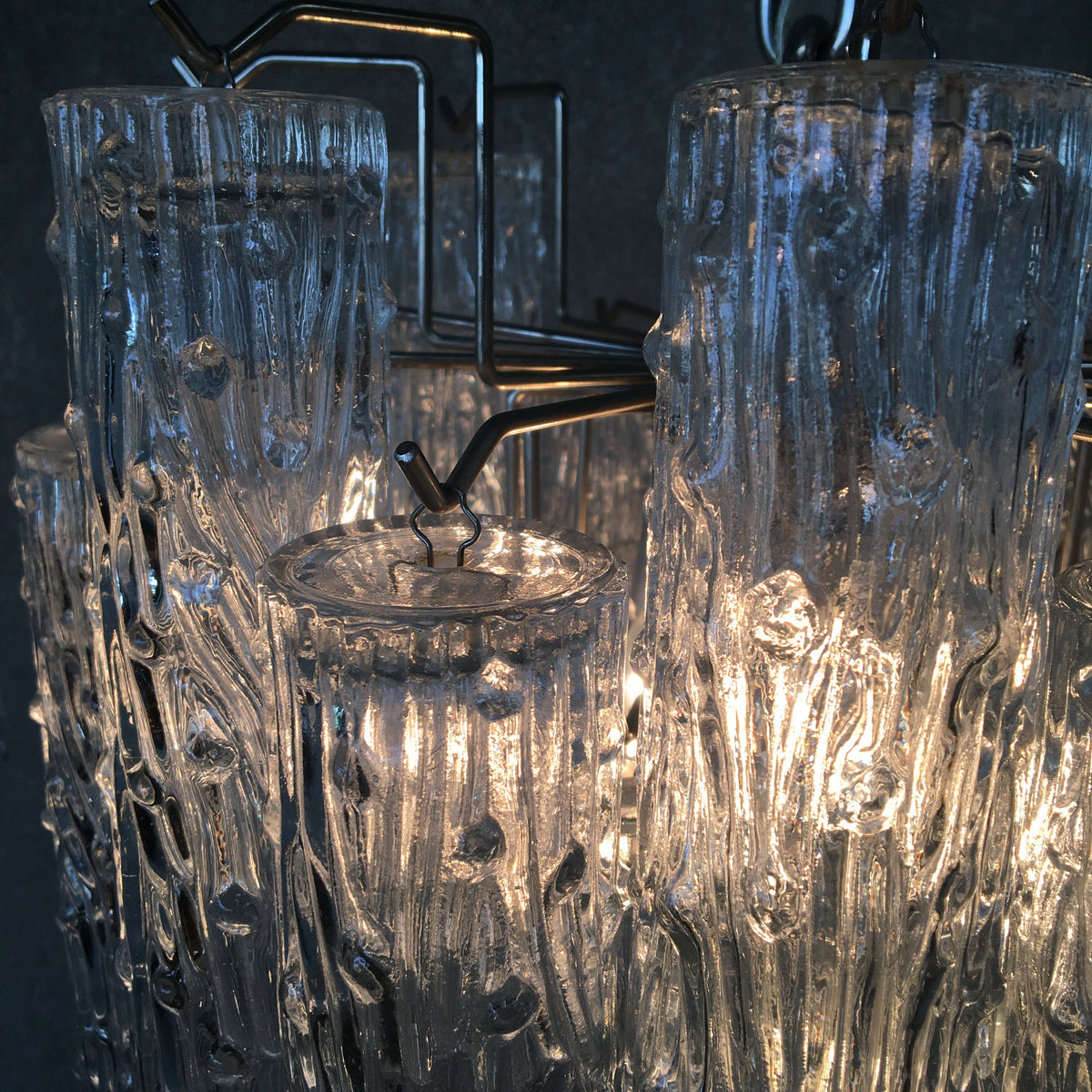 Vintage Murano Italian Glass Chandelier #1