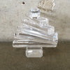 Modern Sculptural Spiral Lucite Candle Holder Product Image