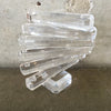 Modern Sculptural Spiral Lucite Candle Holder Product Image