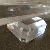 Modern Sculptural Spiral Lucite Candle Holder Product Image