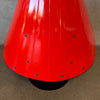 Vintage Mid Century Modern Red Majestic Firehood Fireplace