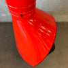 Vintage Mid Century Modern Red Majestic Firehood Fireplace