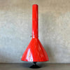 Vintage Mid Century Modern Red Majestic Firehood Fireplace