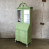 Moss Green Hand Painted Secretary Desk with Three Drawers