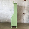Moss Green Hand Painted Secretary Desk with Three Drawers
