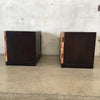 Pair Of Environment Reclaimed Wood Side Tables
