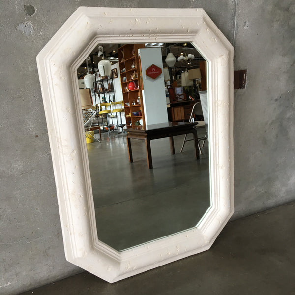Vintage Octagonal Plaster Wall Mirror