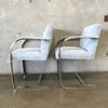 Vintage Pair of Mies Van Der Rohe Brno Attributed Chairs