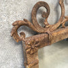 Vintage Palladio Metal Gilded Patina Aged Rococo Style Mirror