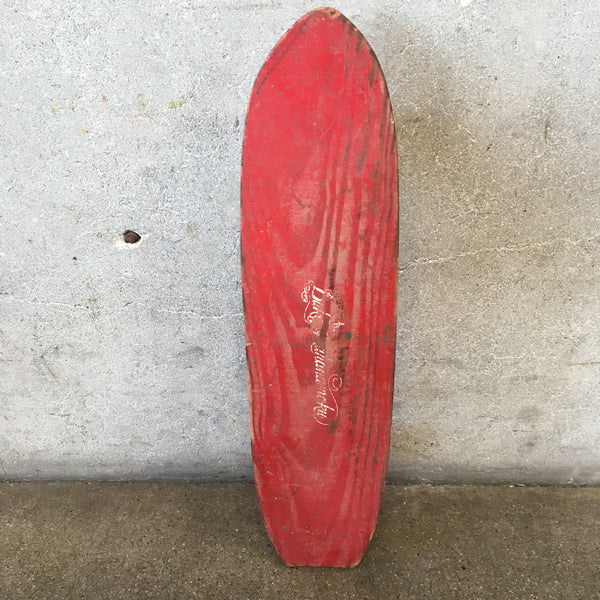 Vintage Red Duke Kahanamoku Skateboard
