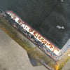 Antique Circa 1920 Wrought Iron Coffee Table With Signed Hand Painted Tile Top
